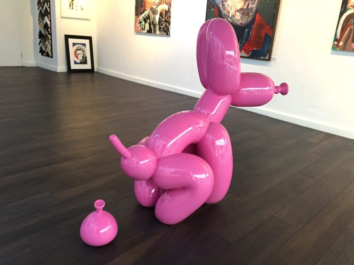 POPEK Balloon Dog Sculpture art gallery